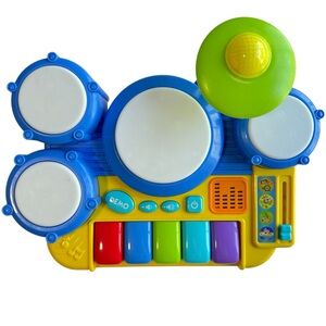Winfun Boppin' Beats Drum and Keyboard Set with Lights and Sounds, Ages 18mo+
